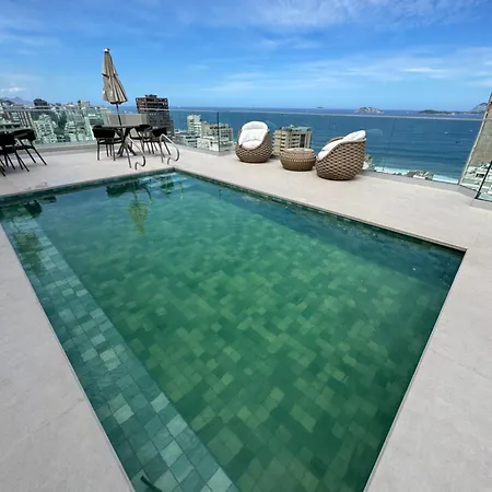 Simple Flat With Pool And Sea View In Leblon Aparthotel